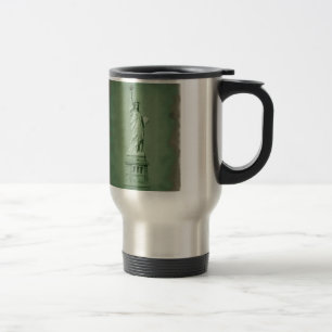 Mug De Voyage Effet photo endommagé Statue de la Liberté