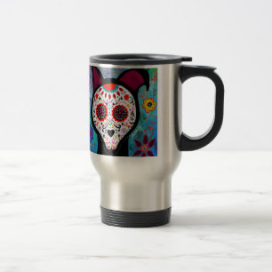 MUG DE VOYAGE EL PERRO DOG DIA DE LOS MUERTOS