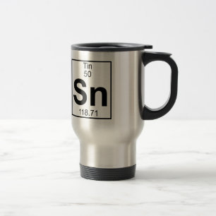 Mug De Voyage Élément 050 - Sn - étain (plein)