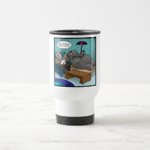 Mug De Voyage Éléphant Drôle en Thérapie