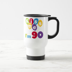 Mug De Voyage Embrassez-moi que je suis 90 T-shirts et cadeaux