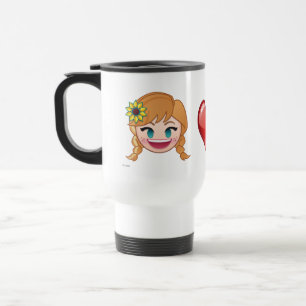 Mug De Voyage Emoji gelé Anna et Elsa