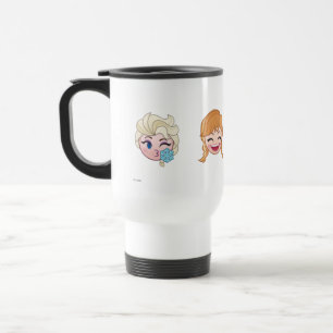 Mug De Voyage Emoji gelé Elsa, Anna, Kristoff et Olaf