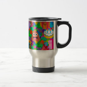 Mug De Voyage emoji joyeux pod'anniversaire