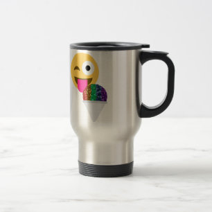Mug De Voyage émoticône de parties scintillant