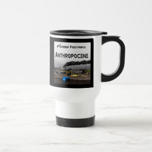 Mug De Voyage Empreintes Carbone - Anthropocène