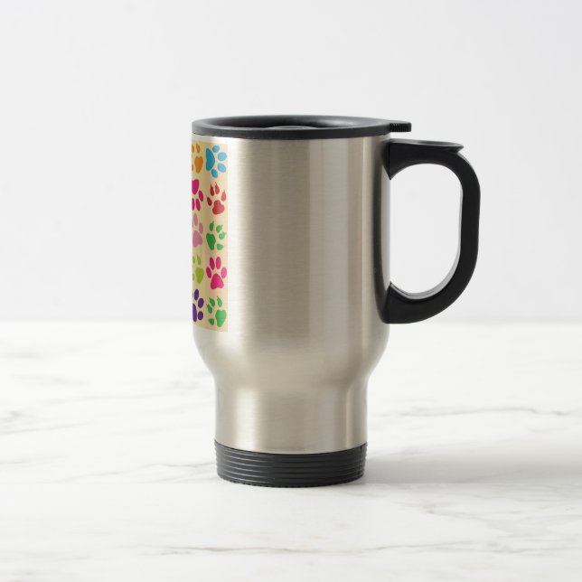 Mug De Voyage Empreintes de pattes (Droit)