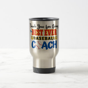 Mug De Voyage Entraîneur de baseball Merci
