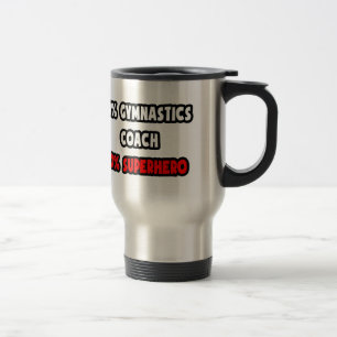 Mug De Voyage Entraîneur de demi-gymnastique ... Half Superhero