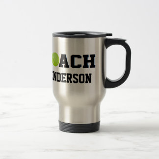 Mug De Voyage Entraîneur de tennis - personnalisé