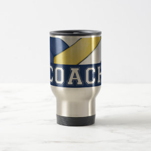Mug De Voyage Entraîneur de volley-ball
