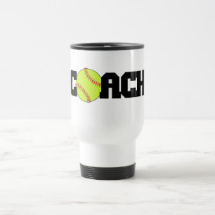 Mug De Voyage Entraîneur du base-ball