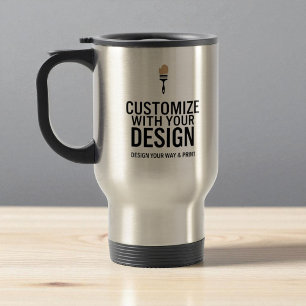 Mug De Voyage Entreprise d'entreprise Marque Minimaliste Commerc