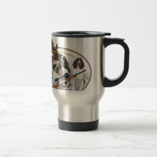 Mug De Voyage ÉPAGNEUL de SPRINGER ANGLAIS QUATRE DANS la NEIGE