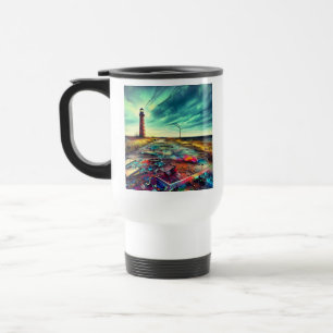 Mug De Voyage Épave de phare abandonné