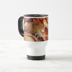 Mug De Voyage Épice Citrouille personnalisé Encre d'alcool autom