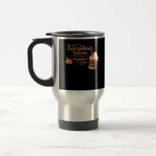 Mug De Voyage Épices citrouilles Et Tout Beau Automne Art Avec P