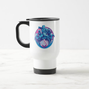 Mug De Voyage Équipe de Guardians of the Galaxy Vaporwave Graphi