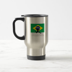 Mug De Voyage Équipe du Brésil de football