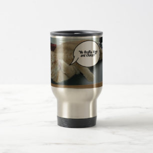 Mug De Voyage Espoir et changement/Humour de chat