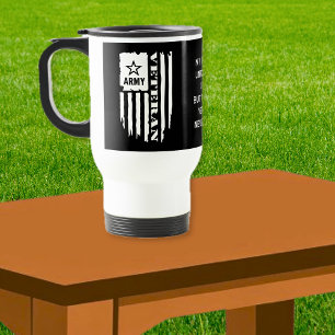 Mug De Voyage Être un vétéran ne se termine jamais Drapeau USA A
