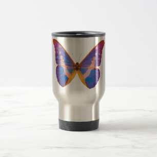 Mug De Voyage Exotic Butterfly Watercolor
