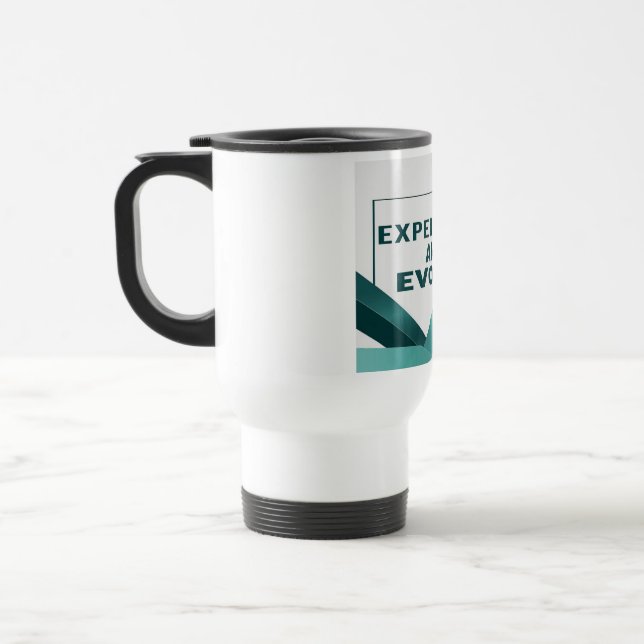 Mug De Voyage Expérimentez et évoluez 2 (Gauche)