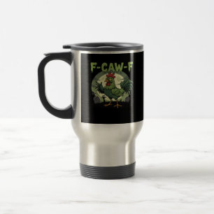 Mug De Voyage F Caw F Poulet Drôle Halloween Vintage Classique