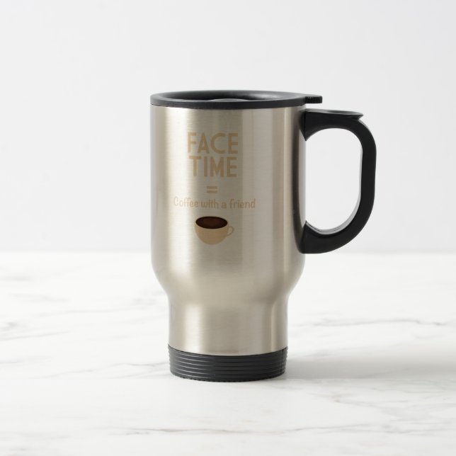 Mug De Voyage FaceTime = café avec un ami (Droit)