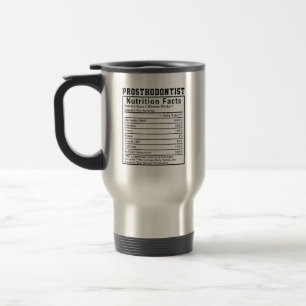 Mug De Voyage Faits nutritionnels amusants de prosthodontiste Cl