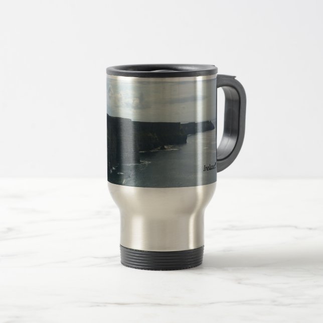 Mug De Voyage Falaises de Moher en Irlande (Devant droit)
