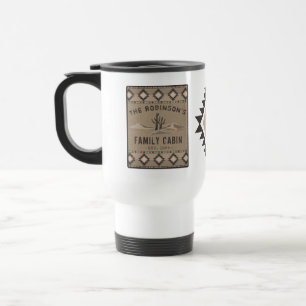 Mug De Voyage Famille Cabine Rustique Sud-Ouest Autochtone Cactu