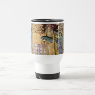 Mug De Voyage Femme Poissons Vintage Classique Gothique