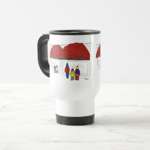 Mug De Voyage Fenêtre de Noël Shopping New York NYC Holiday