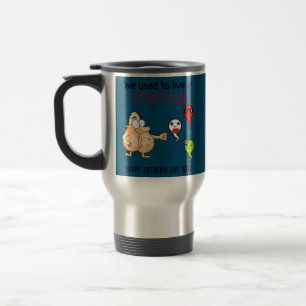 Mug De Voyage Fête des pères Drôle, On Vivait Dans Les Ballons