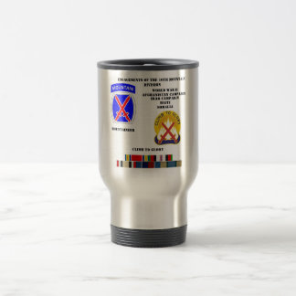 Mug De Voyage Fiançailles de la 10ème division de montagne