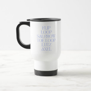 Mug De Voyage Figure Patinage Jumps Voyage Mug