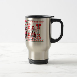 Mug De Voyage Filles ukrainiennes traditionnelles de l'Ukraine