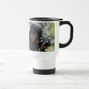 Mug De Voyage Film encreur femelle dans le camouflage