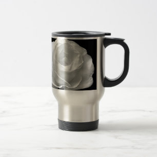 Mug De Voyage Fleurs de Rosier Blanc Jardin Fleurs Paix Amour Ar