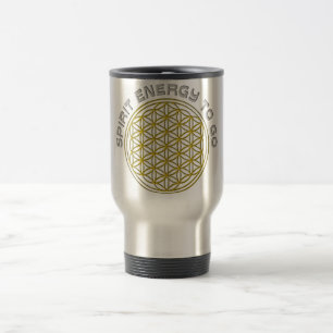 MUG DE VOYAGE FLEURS DE VIE - ÉNERGIE D'ESPRIT À PARTIR