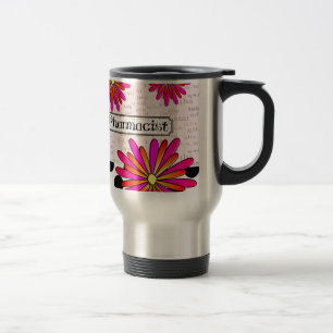 Mug De Voyage Fleurs lunatiques de pharmacien