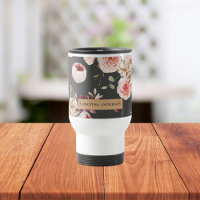 Fleurs Pastel Modernes & Cadeau Personnalisé Kraft