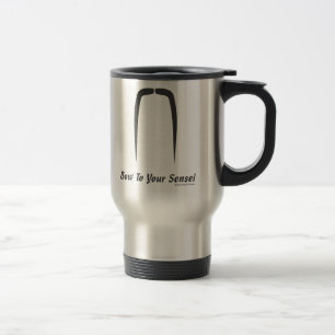 Mug De Voyage Folie de moustache : Manchu de Fu