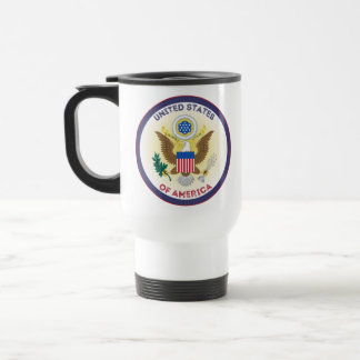 Mug De Voyage Forme du cercle du grand phoque aux États-Unis