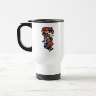 Mug De Voyage Frissons et émotions fortes Halloween Skateboard L