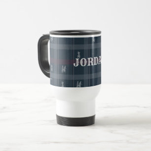 Mug De Voyage Froid 2 : Anna, Elsa, & Olaf Tartan Motif
