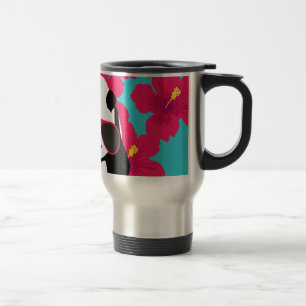 Mug De Voyage Funny Panda Bear Beach Bum Cool Lunettes de soleil