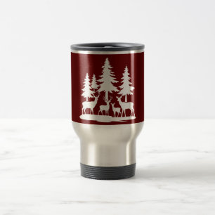 Mug De Voyage Funny Skinny Pine Tree Randonnée d'été Camping