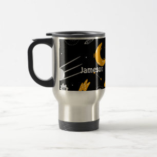 Mug De Voyage Fusées spatiales Stars Moon